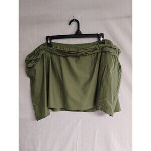 Time and Tru Womens Olive Green Swim Skirt  Size  3X (24W-26W)